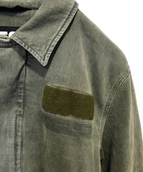 DIESEL（ディーゼル）DIESEL (ディーゼル) カットオフデニムジャケット ブラック サイズ:Sの古着・服飾アイテム