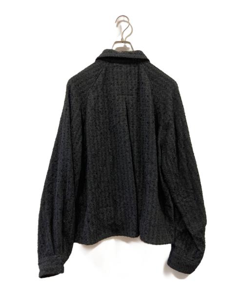 juha（ユハ）juha (ユハ) FANCY TWEED SHORT JACKET ブラック サイズ:4の古着・服飾アイテム