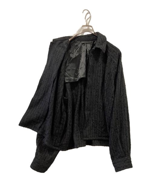 juha（ユハ）juha (ユハ) FANCY TWEED SHORT JACKET ブラック サイズ:4の古着・服飾アイテム