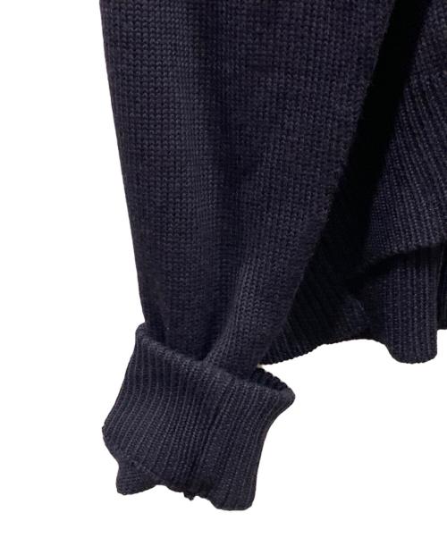 UNTRACE（アントレース）UNTRACE (アントレース) JAZZ V-NECK KNIT SWEATER ネイビー サイズ:2の古着・服飾アイテム