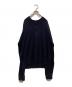 UNTRACE（アントレース）の古着「JAZZ V-NECK KNIT SWEATER」｜ネイビー