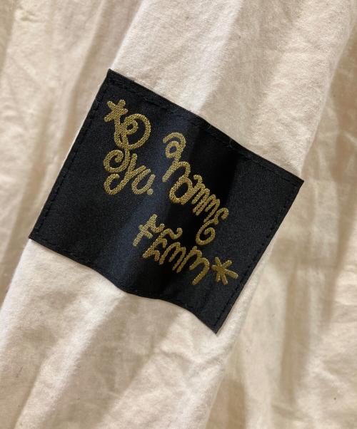 SYU.HOMME/FEMM（シュウオムフェム）SYU.HOMME/FEMM (シュウオムフェム) シャツジャケット アイボリー サイズ:２の古着・服飾アイテム