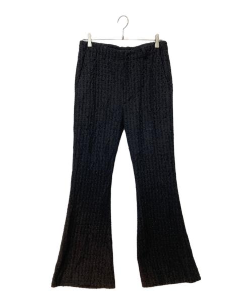 juha（ユハ）juha (ユハ) FANCY TWEED FLARE PANTS ブラック サイズ:４の古着・服飾アイテム