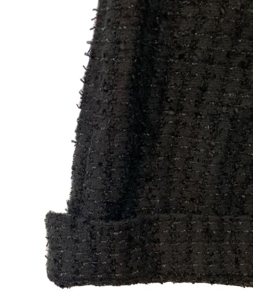 juha（ユハ）juha (ユハ) FANCY TWEED FLARE PANTS ブラック サイズ:４の古着・服飾アイテム