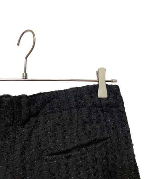 juha（ユハ）juha (ユハ) FANCY TWEED FLARE PANTS ブラック サイズ:４の古着・服飾アイテム