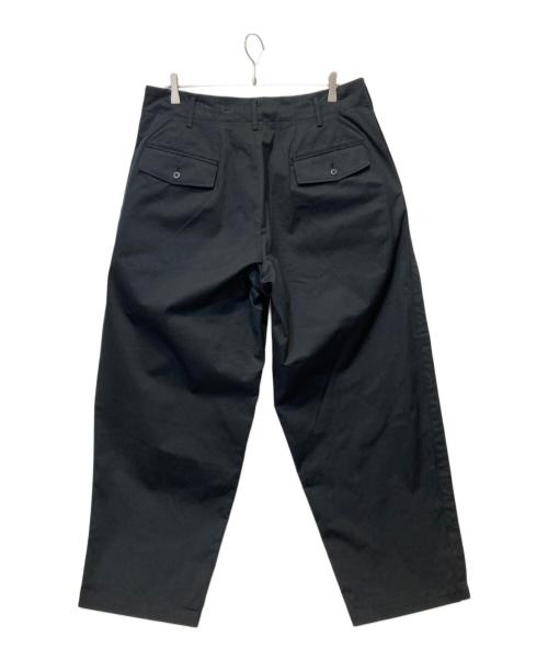 New Era（ニューエラ）New Era (ニューエラ) Yohji Yamamoto pour homme (ヨウジヤマモト プールオム) STRETCH NE Side Tape Pants ブラック サイズ:Ｌの古着・服飾アイテム