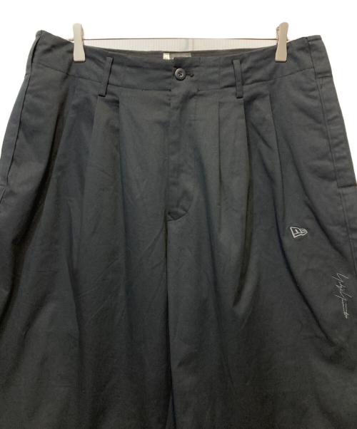 New Era（ニューエラ）New Era (ニューエラ) Yohji Yamamoto pour homme (ヨウジヤマモト プールオム) STRETCH NE Side Tape Pants ブラック サイズ:Ｌの古着・服飾アイテム