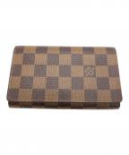 LOUIS VUITTONルイ ヴィトン）の古着「2つ折り財布」｜ブラウン