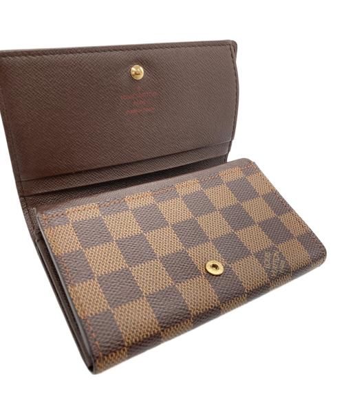 LOUIS VUITTON（ルイ ヴィトン）LOUIS VUITTON (ルイ ヴィトン) 2つ折り財布 ブラウンの古着・服飾アイテム