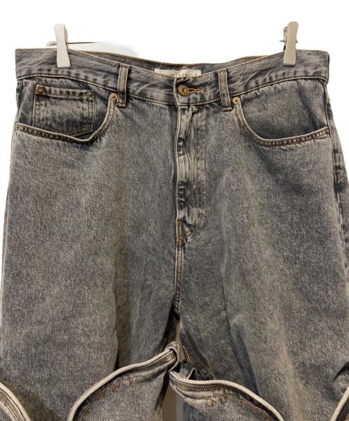 Y. PROJECT（ワイプロジェクト）Y. PROJECT (ワイプロジェクト) EVERGREEN MAXI COWBOY CUFF JEANS ブラック サイズ:34の古着・服飾アイテム