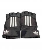 adidas×GUCCIアディダス×グッチ）の古着「レザーグローブ」｜ブラック