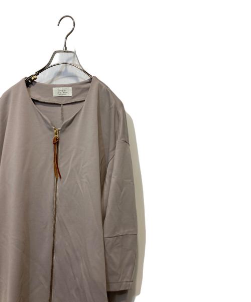 kha:ki（カーキ）kha:ki (カーキ) ジップシャツジャケット ベージュ サイズ:1の古着・服飾アイテム