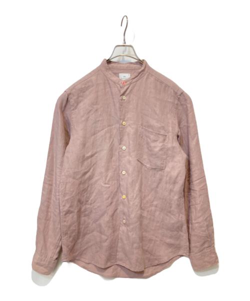 PS Paul Smith（ＰＳポールスミス）PS Paul Smith (ＰＳポールスミス) リネンシャツ ピンク サイズ:Mの古着・服飾アイテム