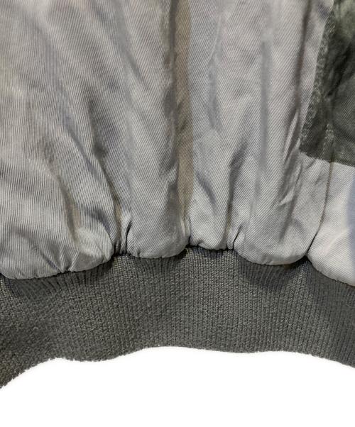 DIESEL（ディーゼル）DIESEL (ディーゼル) 転写 ボンバージャケット グリーン サイズ:Mの古着・服飾アイテム