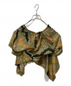 TOGA PULLAトーガ プルラ）の古着「Print shirt」｜ブラウン