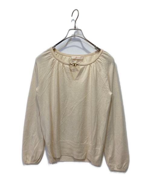 TORY BURCH（トリーバーチ）TORY BURCH (トリーバーチ) カシミヤニット ホワイト サイズ:XSの古着・服飾アイテム