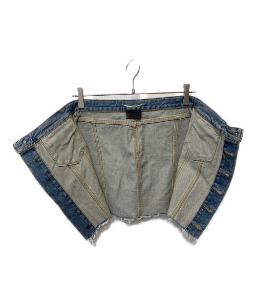 Saint Laurent Paris（サンローランパリ）Saint Laurent Paris (サンローランパリ) デニムショートスカート インディゴ サイズ:26の古着・服飾アイテム