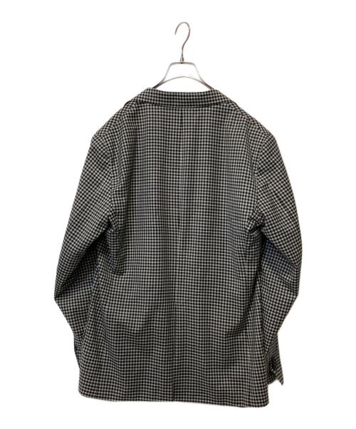 CARUSO（カルーゾ）CARUSO (カルーゾ) テーラードジャケット ブラック×ホワイト サイズ:50の古着・服飾アイテム