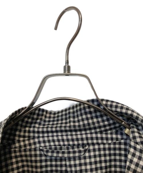 CARUSO（カルーゾ）CARUSO (カルーゾ) テーラードジャケット ブラック×ホワイト サイズ:50の古着・服飾アイテム