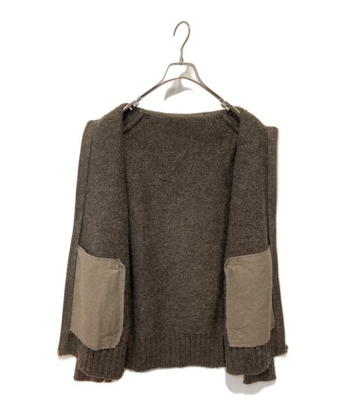 Adam et Rope（アダム エ ロペ）Adam et Rope (アダム エ ロペ) ニットジャケット ブラウン サイズ:40の古着・服飾アイテム