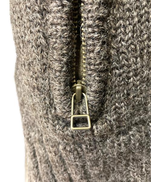 Adam et Rope（アダム エ ロペ）Adam et Rope (アダム エ ロペ) ニットジャケット ブラウン サイズ:40の古着・服飾アイテム