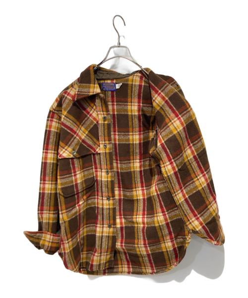 PENDLETON（ペンドルトン）PENDLETON (ペンドルトン) ウールシャツ ブラウン サイズ:Mの古着・服飾アイテム