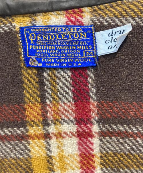 PENDLETON（ペンドルトン）PENDLETON (ペンドルトン) ウールシャツ ブラウン サイズ:Mの古着・服飾アイテム