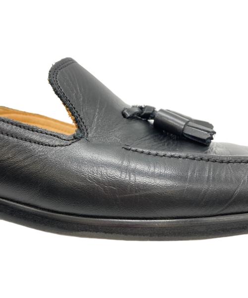 HIROSHI TSUBOUCHI（ヒロシツボウチ）HIROSHI TSUBOUCHI (ヒロシツボウチ) タッセルローファー ブラック サイズ:7の古着・服飾アイテム