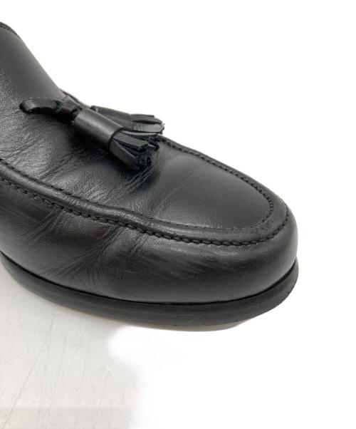 HIROSHI TSUBOUCHI（ヒロシツボウチ）HIROSHI TSUBOUCHI (ヒロシツボウチ) タッセルローファー ブラック サイズ:7の古着・服飾アイテム