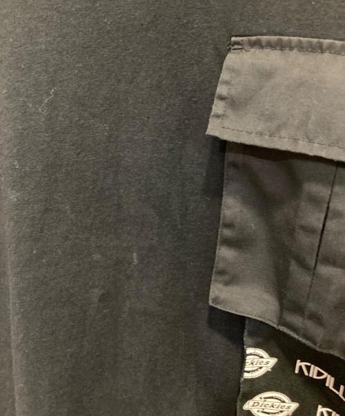 KIDILL（キディル）KIDILL (キディル) Dickies (ディッキーズ) プリントTシャツ ブラック サイズ:46の古着・服飾アイテム