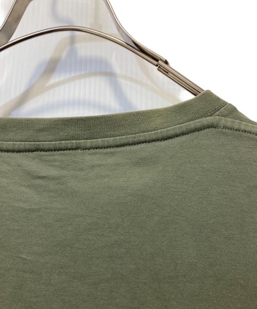 LOEWE（ロエベ）LOEWE (ロエベ) アナグラム刺繍Tシャツ オリーブ サイズ:Ｌの古着・服飾アイテム
