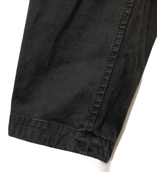 STONE ISLAND（ストーンアイランド）STONE ISLAND (ストーンアイランド) フロントポケット ロゴワッペン ジップアップシャツ ブラック サイズ:Ｌの古着・服飾アイテム