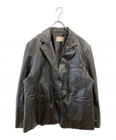 中古・古着通販】OHOTORO (オオトロ) Newyork Leather Jacket ブラック