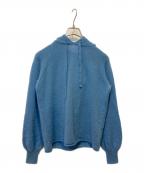 VINCEヴィンス）の古着「カシミヤニットパーカー」｜ブルー