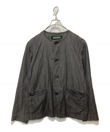 Casey Casey ケーシーケーシー コットンジャケット size S 中古・古着通販】CASEY CASEY (ケーシーケーシー) ノーカラーコットン