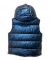 DIESEL (ディーゼル) メタリックレイヤード中綿ベスト ブルー サイズ:S：14000円