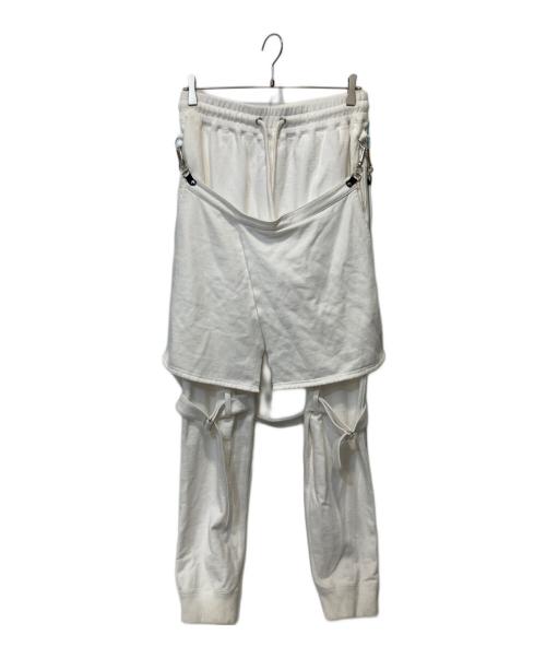 FACETASM（ファセッタズム）FACETASM (ファセッタズム) BONDAGE SWEAT PANTS ホワイト サイズ:4の古着・服飾アイテム
