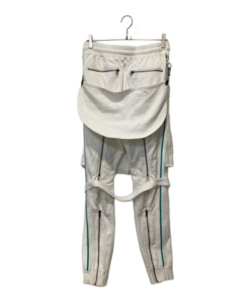FACETASM（ファセッタズム）FACETASM (ファセッタズム) BONDAGE SWEAT PANTS ホワイト サイズ:4の古着・服飾アイテム