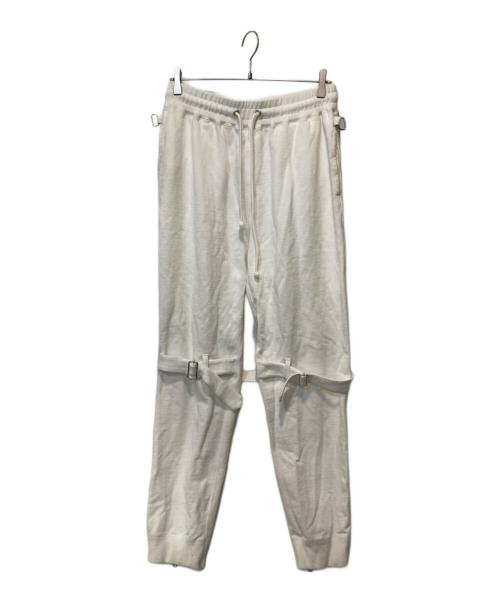 FACETASM（ファセッタズム）FACETASM (ファセッタズム) BONDAGE SWEAT PANTS ホワイト サイズ:4の古着・服飾アイテム
