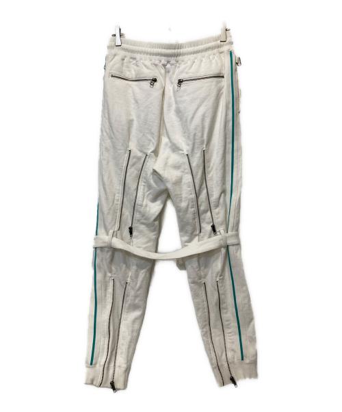 FACETASM（ファセッタズム）FACETASM (ファセッタズム) BONDAGE SWEAT PANTS ホワイト サイズ:4の古着・服飾アイテム