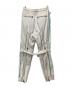 中古・古着 FACETASM (ファセッタズム) BONDAGE SWEAT PANTS ホワイト サイズ:4：10000円