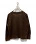 ebure (エブール) アルパカカーディガン ブラウン サイズ:FREE：14000円