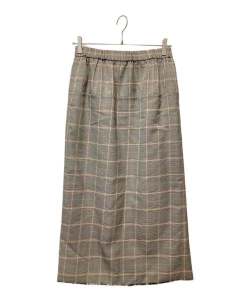 ebure（エブール）EBURE (エブール) ロングスカート グレー サイズ:38の古着・服飾アイテム