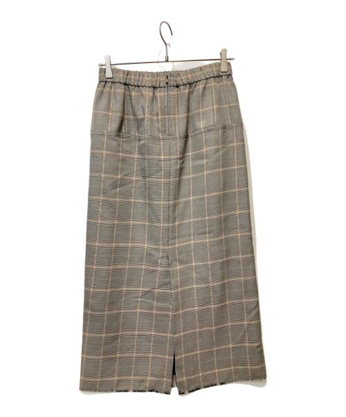 ebure（エブール）EBURE (エブール) ロングスカート グレー サイズ:38の古着・服飾アイテム