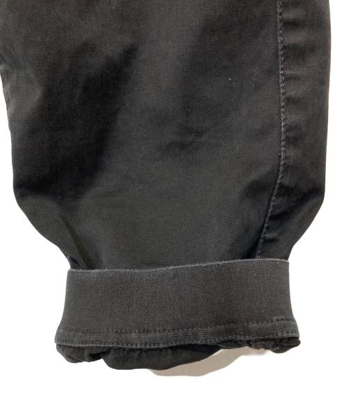 STONE ISLAND（ストーンアイランド）STONE ISLAND (ストーンアイランド) ガーメントダイコットンストレッチシャーリングテーパードカーゴパンツ ブラック サイズ:30の古着・服飾アイテム