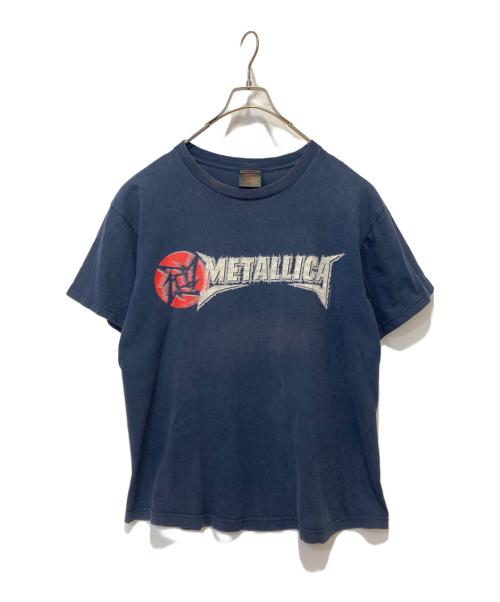 バンドTシャツ（バンドTシャツ）バンドTシャツ (バンドTシャツ) METAlLICA Tシャツ ネイビー サイズ:XLの古着・服飾アイテム