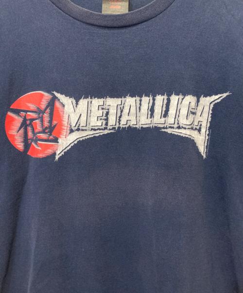 バンドTシャツ（バンドTシャツ）バンドTシャツ (バンドTシャツ) METAlLICA Tシャツ ネイビー サイズ:XLの古着・服飾アイテム