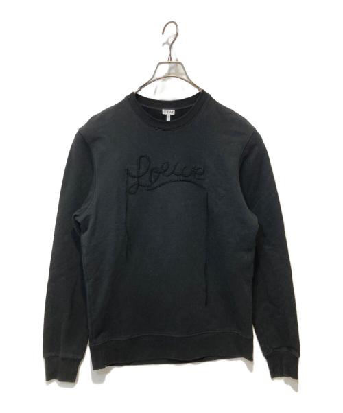 LOEWE（ロエベ）LOEWE (ロエベ) ロゴスウェット ブラック サイズ:Sの古着・服飾アイテム