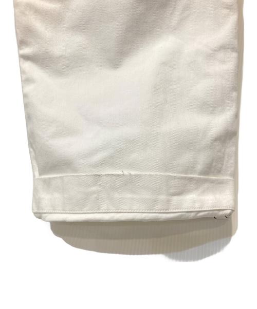 45R（フォーティファイブ・アール）45R (フォーティファイブ・アール) コットンワイドパンツ ホワイト サイズ:3の古着・服飾アイテム