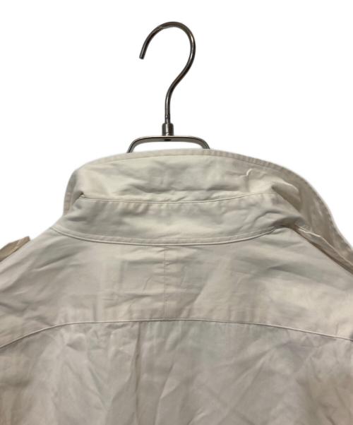 POLO RALPH LAUREN（ポロ・ラルフローレン）POLO RALPH LAUREN (ポロ・ラルフローレン) シルク混エポレットシャツ ベージュ サイズ:Ｌの古着・服飾アイテム